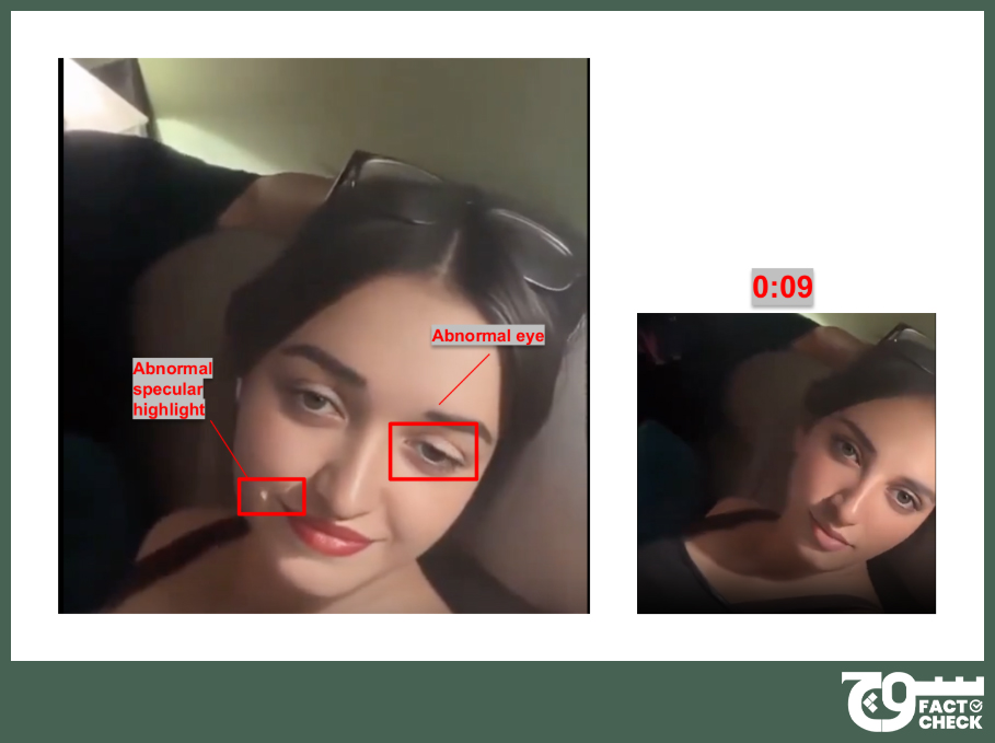 Viral clip showing Sanam Javaid Khan in intimate setting is AI-manipulated